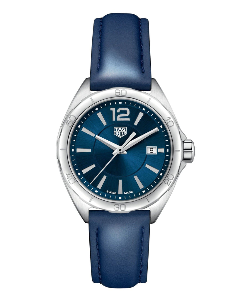 Buy Shop Tag Heuer Formula 1 Quartz Blue Dial Blue Leather Strap Watch for Women - WBJ1412.FC8233 USA Online