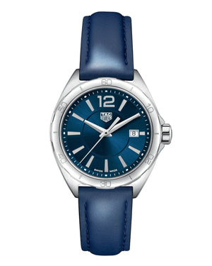 Buy Shop Tag Heuer Formula 1 Quartz Blue Dial Blue Leather Strap Watch for Women - WBJ1412.FC8233 USA Online