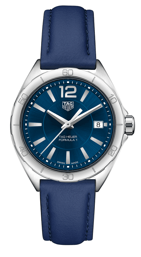Buy Shop Tag Heuer Formula 1 Quartz Blue Dial Blue Leather Strap Watch for Women - WBJ1412.FC8233 USA Online