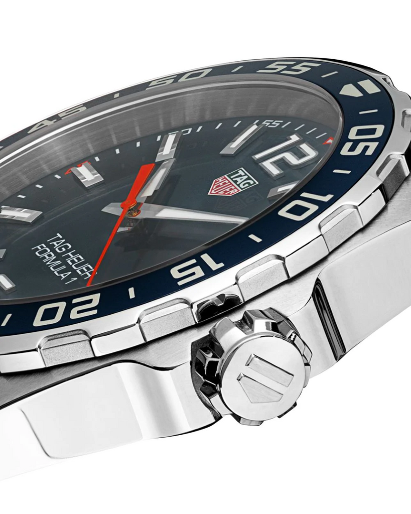Buy Shop Tag Heuer Formula 1 Quartz Blue Dial Silver Steel Strap Watch for Men - WAZ1010.BA0842 USA Online