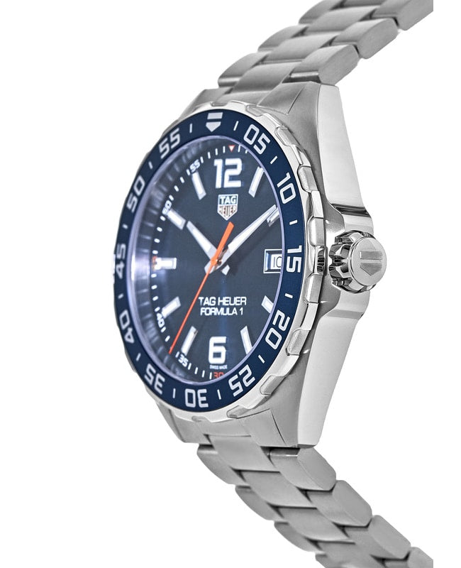 Buy Shop Tag Heuer Formula 1 Quartz Blue Dial Silver Steel Strap Watch for Men - WAZ1010.BA0842 USA Online