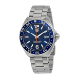Buy Shop Tag Heuer Formula 1 Quartz Blue Dial Silver Steel Strap Watch for Men - WAZ1010.BA0842 USA Online