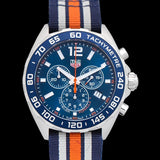 Buy Shop Tag Heuer Formula 1 Quartz Blue Dial Two Tone NATO Strap Watch for Men - WAZ1010.FC8196 USA Online