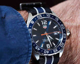 Buy Shop Tag Heuer Formula 1 Quartz Blue Dial Two Tone NATO Strap Watch for Men - WAZ1010.FC8197 USA Online