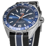 Buy Shop Tag Heuer Formula 1 Quartz Blue Dial Two Tone NATO Strap Watch for Men - WAZ1010.FC8197 USA Online