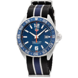 Buy Shop Tag Heuer Formula 1 Quartz Blue Dial Two Tone NATO Strap Watch for Men - WAZ1010.FC8197 USA Online