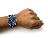 Tag Heuer Formula 1 Quartz Blue Dial Two Tone NATO Strap Watch for Men - WAZ1010.FC8197