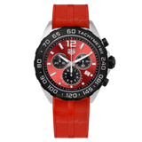 Buy Shop Tag Heuer Formula 1 Chronograph Red Dial Red Rubber Strap Watch for Men - CAZ101AN.FT8055 USA Online