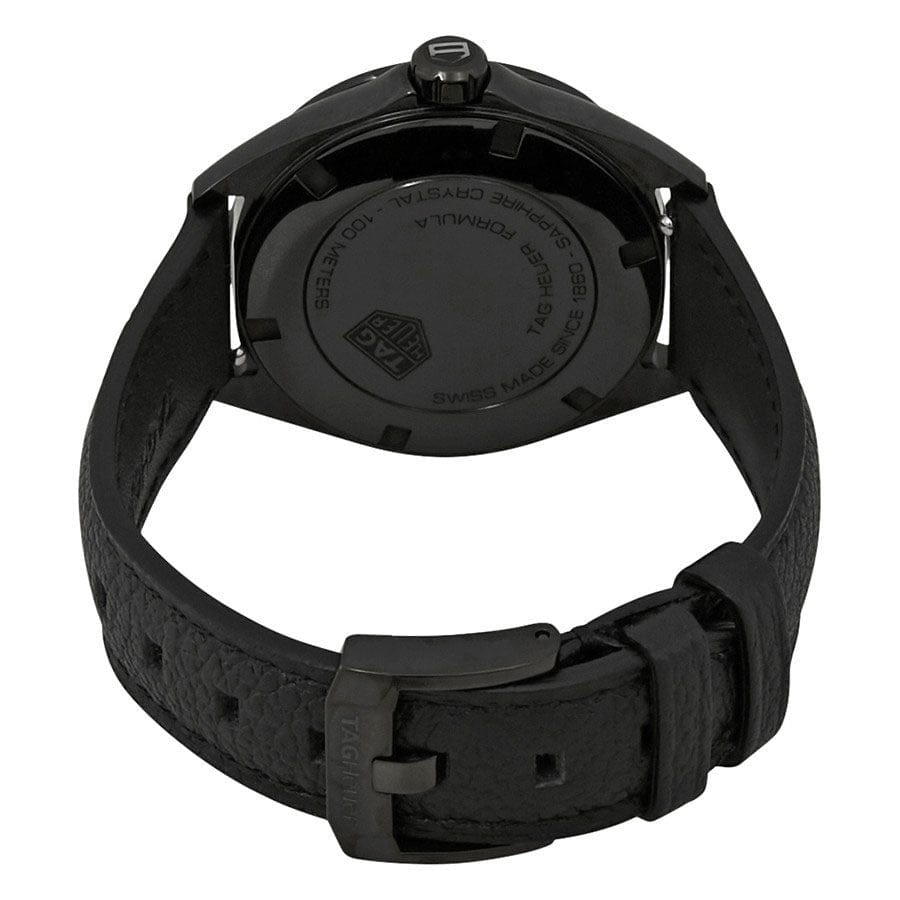 Buy Shop Tag Heuer Formula 1 Quartz Diamonds Black Dial Black Leather Strap Watch for Women - WBJ1317.FC8230 USA Online