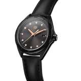 Buy Shop Tag Heuer Formula 1 Quartz Diamonds Black Dial Black Leather Strap Watch for Women - WBJ1317.FC8230 USA Online