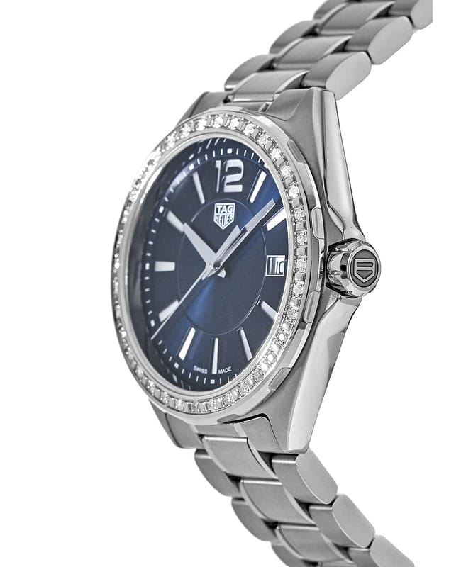Buy Shop Tag Heuer Formula 1 Quartz Diamonds Blue Dial Silver Steel Strap Watch for Women - WBJ1316.BA0666 USA Online