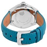Buy Shop Tag Heuer Formula 1 Quartz Diamonds Mother of Pearl Dial Blue Leather Strap Watch for Women - WBJ131A.FC8256 USA Online