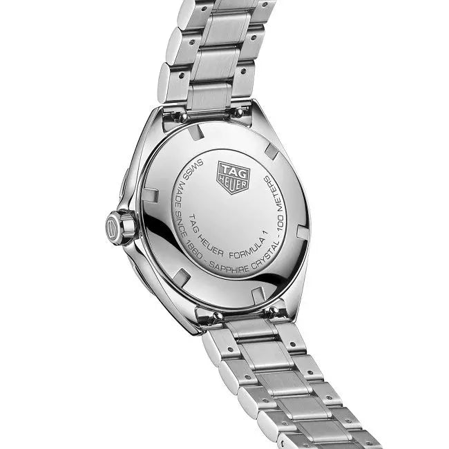Buy Shop Tag Heuer Formula 1 Quartz Diamonds Mother of Pearl Dial Silver Steel Strap Watch for Women - WBJ131A.BA0666 USA Online