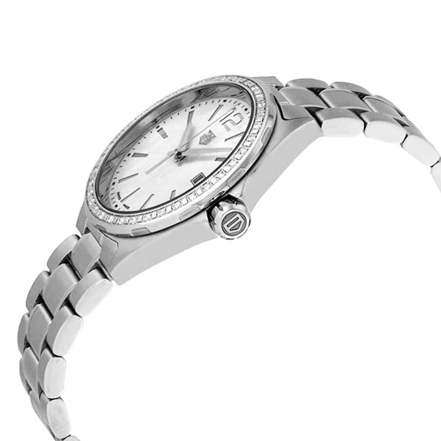Buy Shop Tag Heuer Formula 1 Quartz Diamonds Mother of Pearl Dial Silver Steel Strap Watch for Women - WBJ131A.BA0666 USA Online