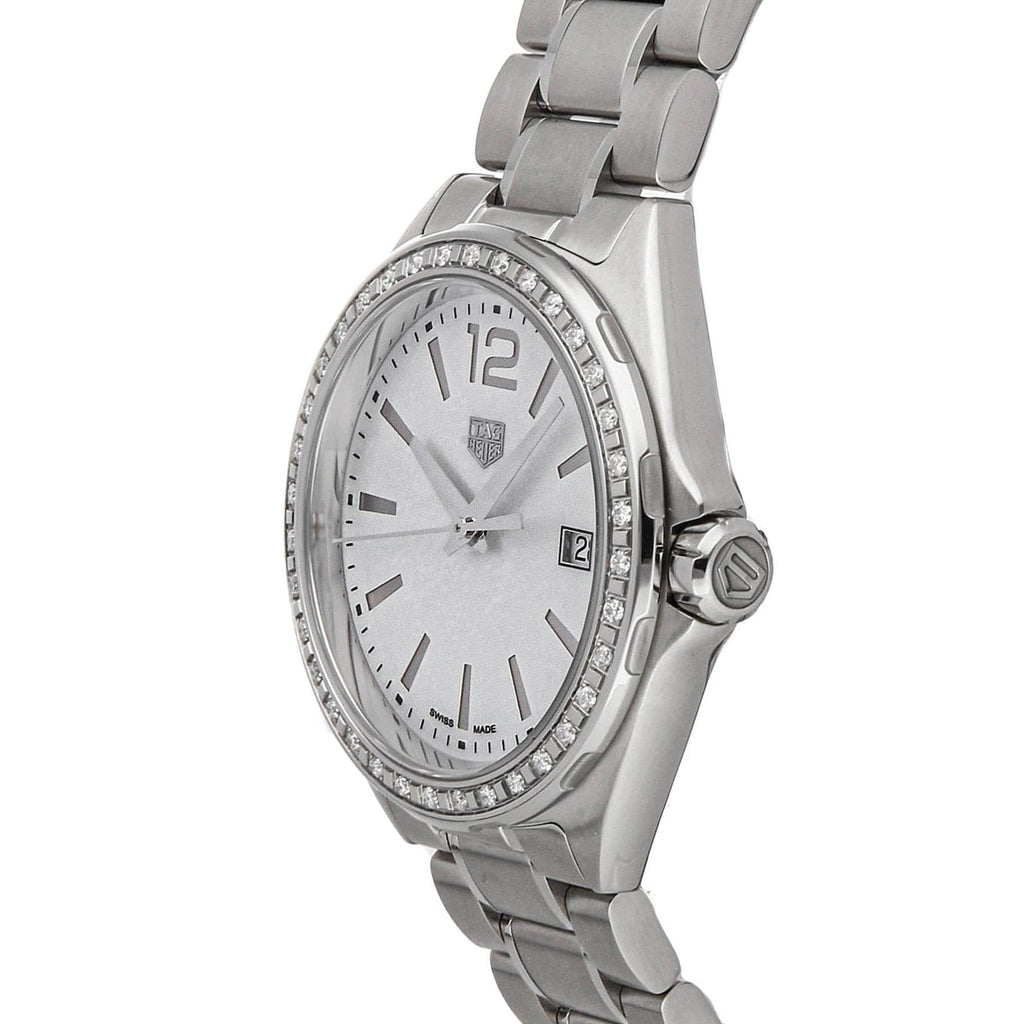Buy Shop Tag Heuer Formula 1 Quartz Diamonds Mother of Pearl Dial Silver Steel Strap Watch for Women - WBJ131A.BA0666 USA Online
