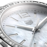 Buy Shop Tag Heuer Formula 1 Quartz Diamonds Mother of Pearl Dial Silver Steel Strap Watch for Women - WBJ131A.BA0666 USA Online