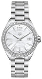 Buy Shop Tag Heuer Formula 1 Quartz Diamonds Mother of Pearl Dial Silver Steel Strap Watch for Women - WBJ131A.BA0666 USA Online