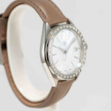 Buy Shop Tag Heuer Formula 1 Quartz Mother of Pearl Dial Brown Leather Strap Watch for Women - WBJ131A.FC8255 USA Online