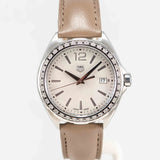 Buy Shop Tag Heuer Formula 1 Quartz Mother of Pearl Dial Brown Leather Strap Watch for Women - WBJ131A.FC8255 USA Online