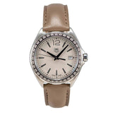 Buy Shop Tag Heuer Formula 1 Quartz Mother of Pearl Dial Brown Leather Strap Watch for Women - WBJ131A.FC8255 USA Online