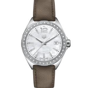 Buy Shop Tag Heuer Formula 1 Quartz Mother of Pearl Dial Brown Leather Strap Watch for Women - WBJ131A.FC8255 USA Online