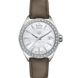 Buy Shop Tag Heuer Formula 1 Quartz Mother of Pearl Dial Brown Leather Strap Watch for Women - WBJ131A.FC8255 USA Online