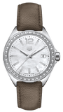 Buy Shop Tag Heuer Formula 1 Quartz Mother of Pearl Dial Brown Leather Strap Watch for Women - WBJ131A.FC8255 USA Online