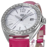 Buy Shop Tag Heuer Formula 1 Quartz Mother of Pearl Dial Pink Leather Strap Watch for Women - WBJ131A.FC8252 USA Online