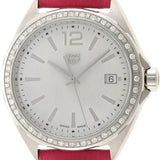 Buy Shop Tag Heuer Formula 1 Quartz Mother of Pearl Dial Pink Leather Strap Watch for Women - WBJ131A.FC8252 USA Online