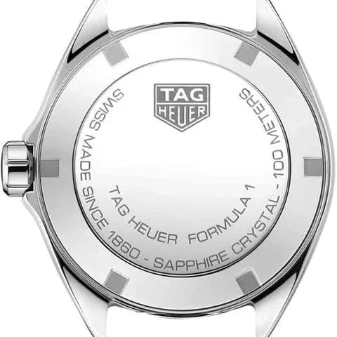 Buy Shop Tag Heuer Formula 1 Quartz Mother of Pearl White Dial Silver Steel Strap Watch for Women - WBJ1418.BA0664 USA Online