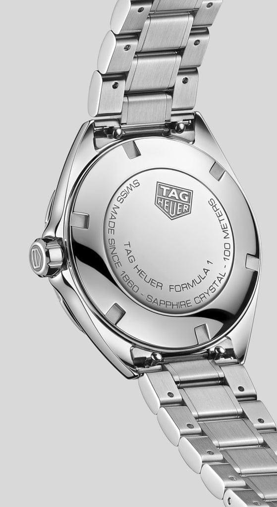 Buy Shop Tag Heuer Formula 1 Quartz Mother of Pearl White Dial Silver Steel Strap Watch for Women - WBJ1418.BA0664 USA Online