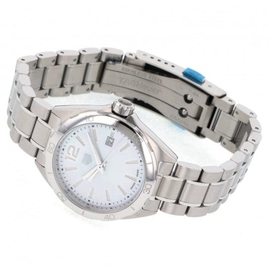 Buy Shop Tag Heuer Formula 1 Quartz Mother of Pearl White Dial Silver Steel Strap Watch for Women - WBJ1418.BA0664 USA Online