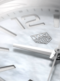 Buy Shop Tag Heuer Formula 1 Quartz Mother of Pearl White Dial Silver Steel Strap Watch for Women - WBJ1418.BA0664 USA Online