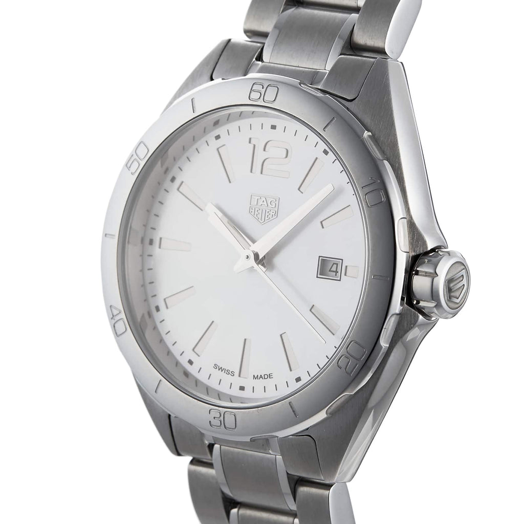 Buy Shop Tag Heuer Formula 1 Quartz Mother of Pearl White Dial Silver Steel Strap Watch for Women - WBJ1418.BA0664 USA Online
