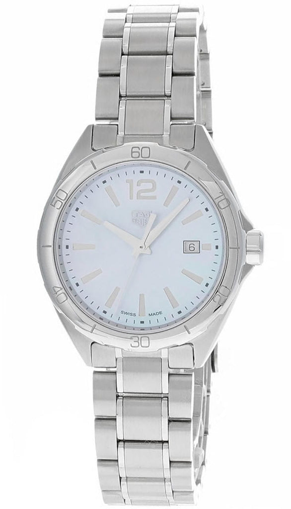 Buy Shop Tag Heuer Formula 1 Quartz Mother of Pearl White Dial Silver Steel Strap Watch for Women - WBJ1418.BA0664 USA Online