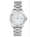 Buy Shop Tag Heuer Formula 1 Quartz Mother of Pearl White Dial Silver Steel Strap Watch for Women - WBJ1418.BA0664 USA Online
