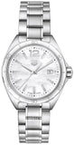 Buy Shop Tag Heuer Formula 1 Quartz Mother of Pearl White Dial Silver Steel Strap Watch for Women - WBJ1418.BA0664 USA Online