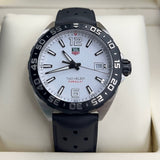 Buy Shop Tag Heuer Formula 1 Quartz White Dial Black Rubber Strap Watch for Men - WAZ1111.FT8023 USA Online