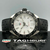 Buy Shop Tag Heuer Formula 1 Quartz White Dial Black Rubber Strap Watch for Men - WAZ1111.FT8023 USA Online