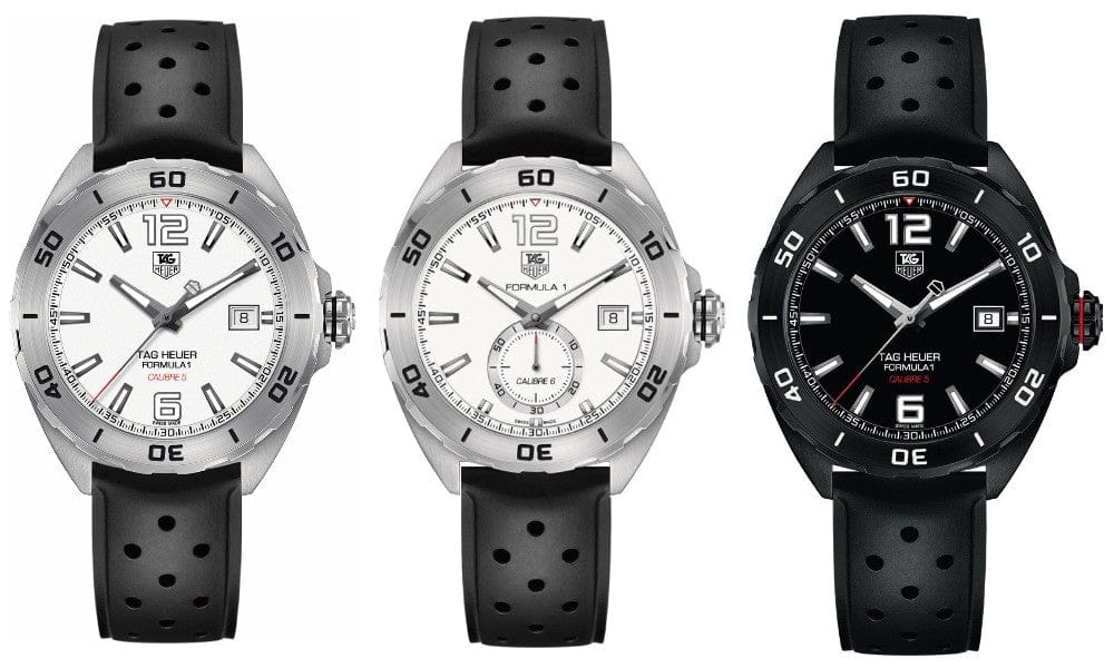 Buy Shop Tag Heuer Formula 1 Quartz White Dial Black Rubber Strap Watch for Men - WAZ2114.FT8023 USA Online