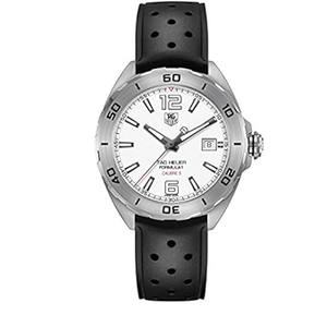 Buy Shop Tag Heuer Formula 1 Quartz White Dial Black Rubber Strap Watch for Men - WAZ2114.FT8023 USA Online