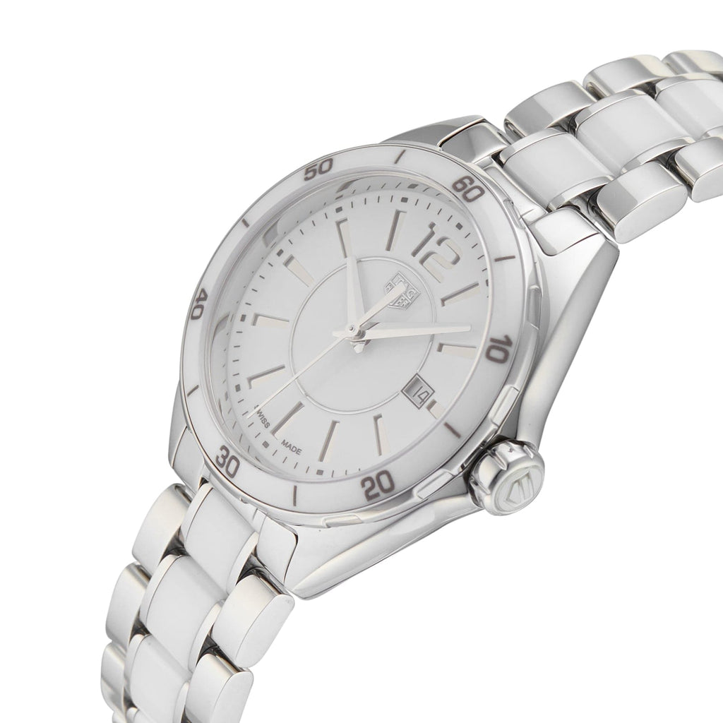 Buy Shop Tag Heuer Formula 1 Quartz White Dial Two Tone Steel Strap Watch for Women - WBJ141AC.BA0974 USA Online