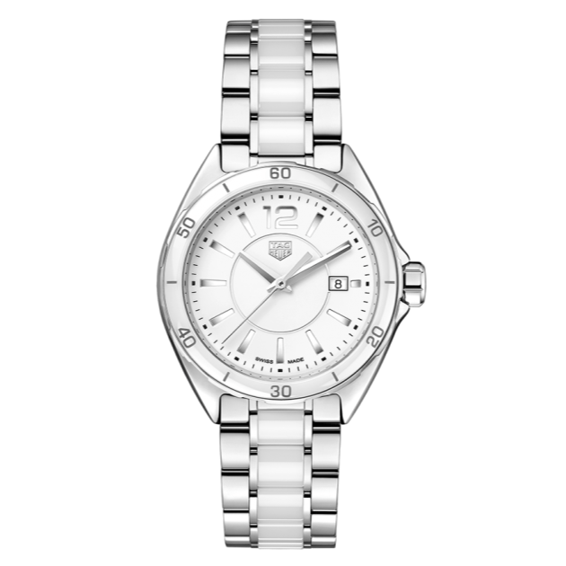 Buy Shop Tag Heuer Formula 1 Quartz White Dial Two Tone Steel Strap Watch for Women - WBJ141AC.BA0974 USA Online