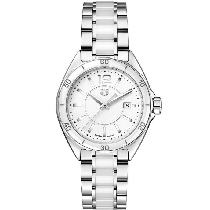 Buy Shop Tag Heuer Formula 1 Quartz White Dial Two Tone Steel Strap Watch for Women - WBJ141AC.BA0974 USA Online