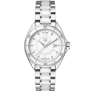 Buy Shop Tag Heuer Formula 1 Quartz White Dial Two Tone Steel Strap Watch for Women - WBJ141AC.BA0974 USA Online
