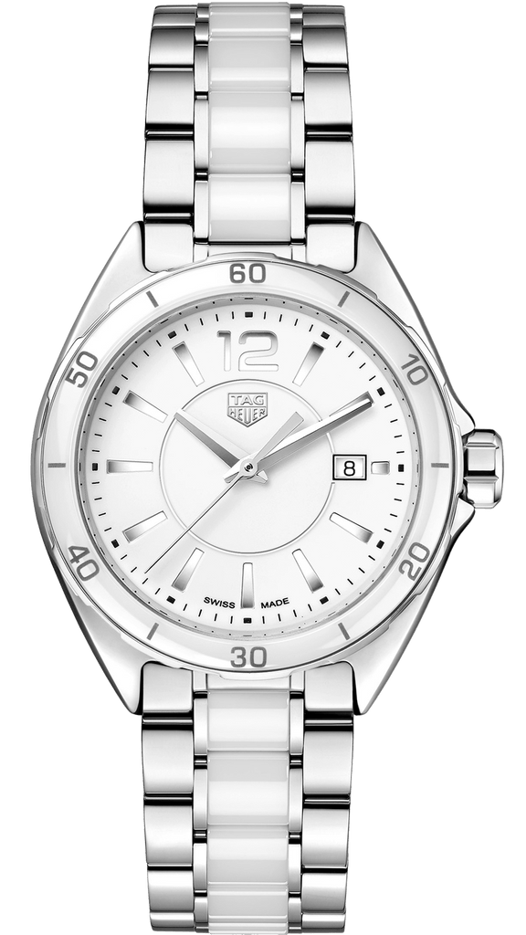 Buy Shop Tag Heuer Formula 1 Quartz White Dial Two Tone Steel Strap Watch for Women - WBJ141AC.BA0974 USA Online