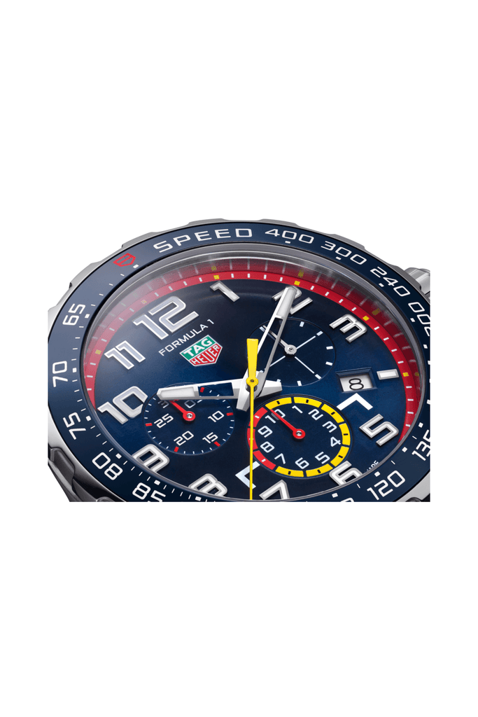Buy Shop Tag Heuer Formula 1 Red Bull Racing Chronograph Blue Dial Blue Rubber Strap Watch for Men - CAZ101AL.FT8052 USA Online