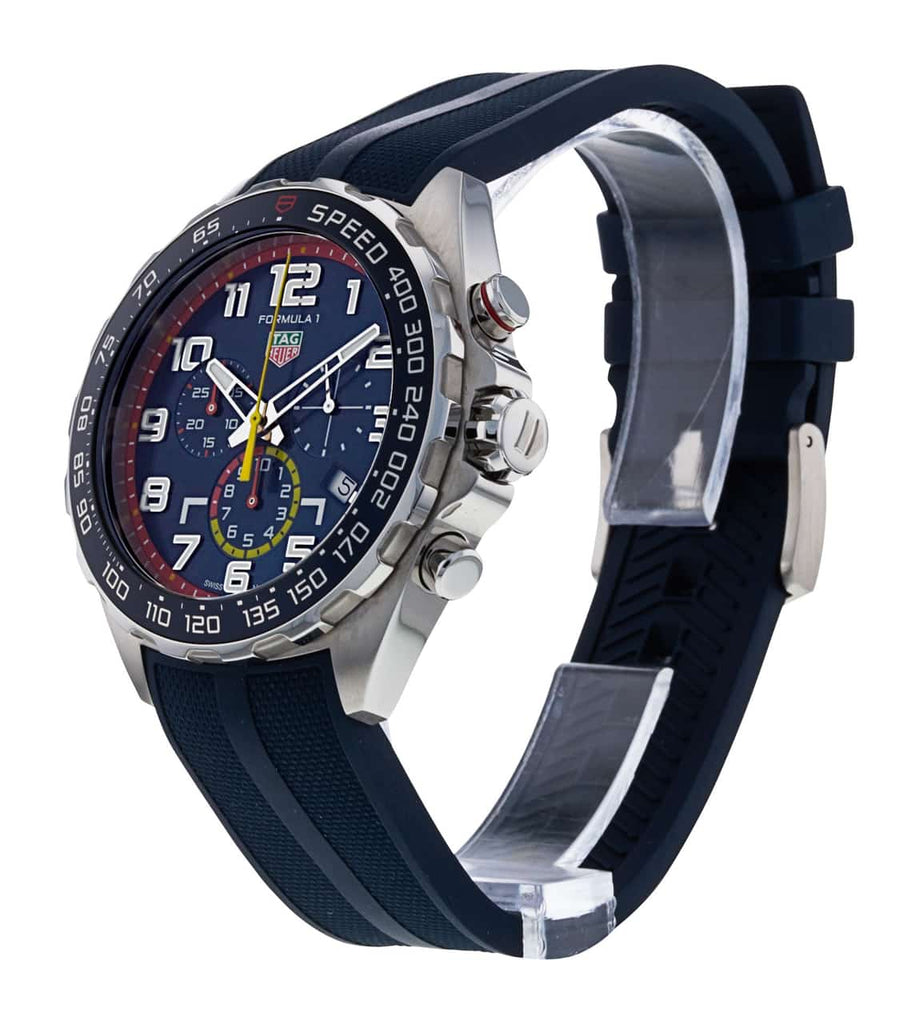 Buy Shop Tag Heuer Formula 1 Red Bull Racing Chronograph Blue Dial Blue Rubber Strap Watch for Men - CAZ101AL.FT8052 USA Online