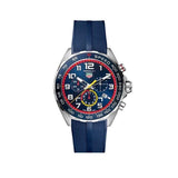 Buy Shop Tag Heuer Formula 1 Red Bull Racing Chronograph Blue Dial Blue Rubber Strap Watch for Men - CAZ101AL.FT8052 USA Online