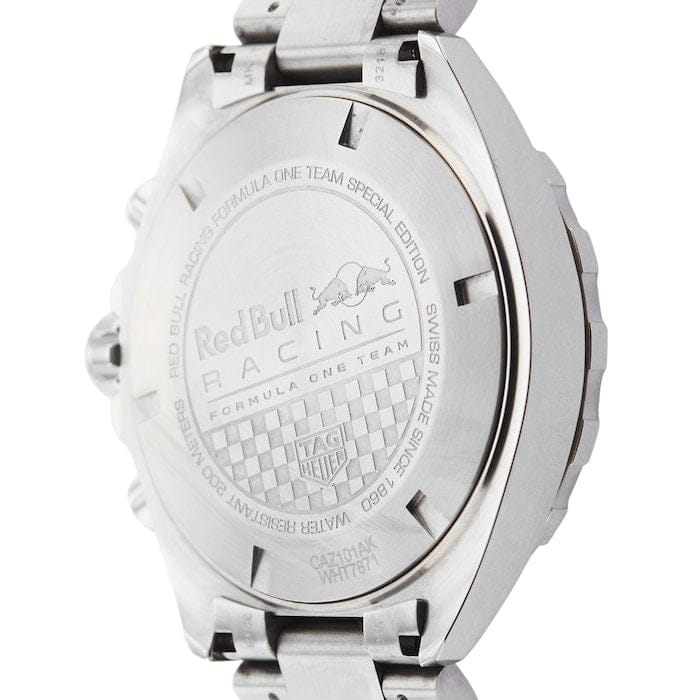 Buy Shop Tag Heuer Formula 1 Red Bull Racing Chronograph Blue Dial Silver Steel Strap Watch for Men - CAZ101AK.BA0842 USA Online